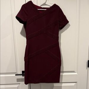 Raoul Elegant Burgundy Dress